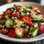 Cucumber Strawberry Salad
