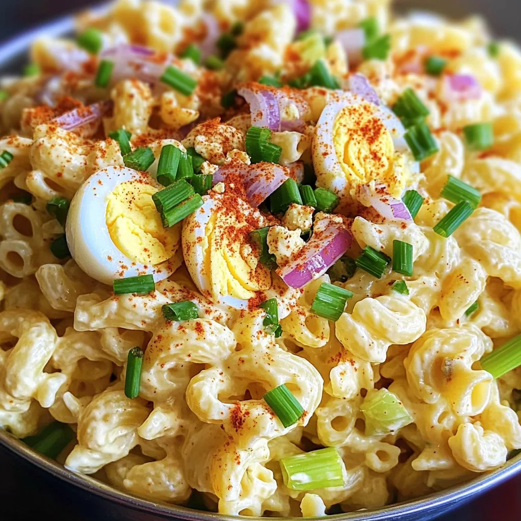 Deviled Egg Pasta Salad