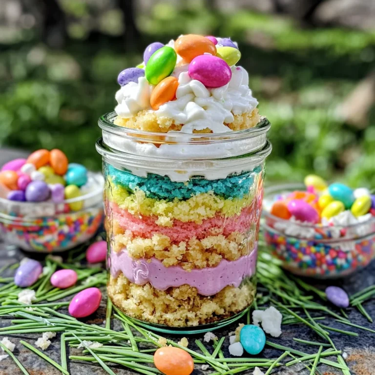 Easter Cake in a Jar