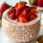 Easy 4-ingredient Strawberry Sago