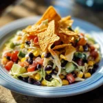 Easy Cowboy Cabbage Salad Recipe (with Creamy Chipotle Lime Dressing)