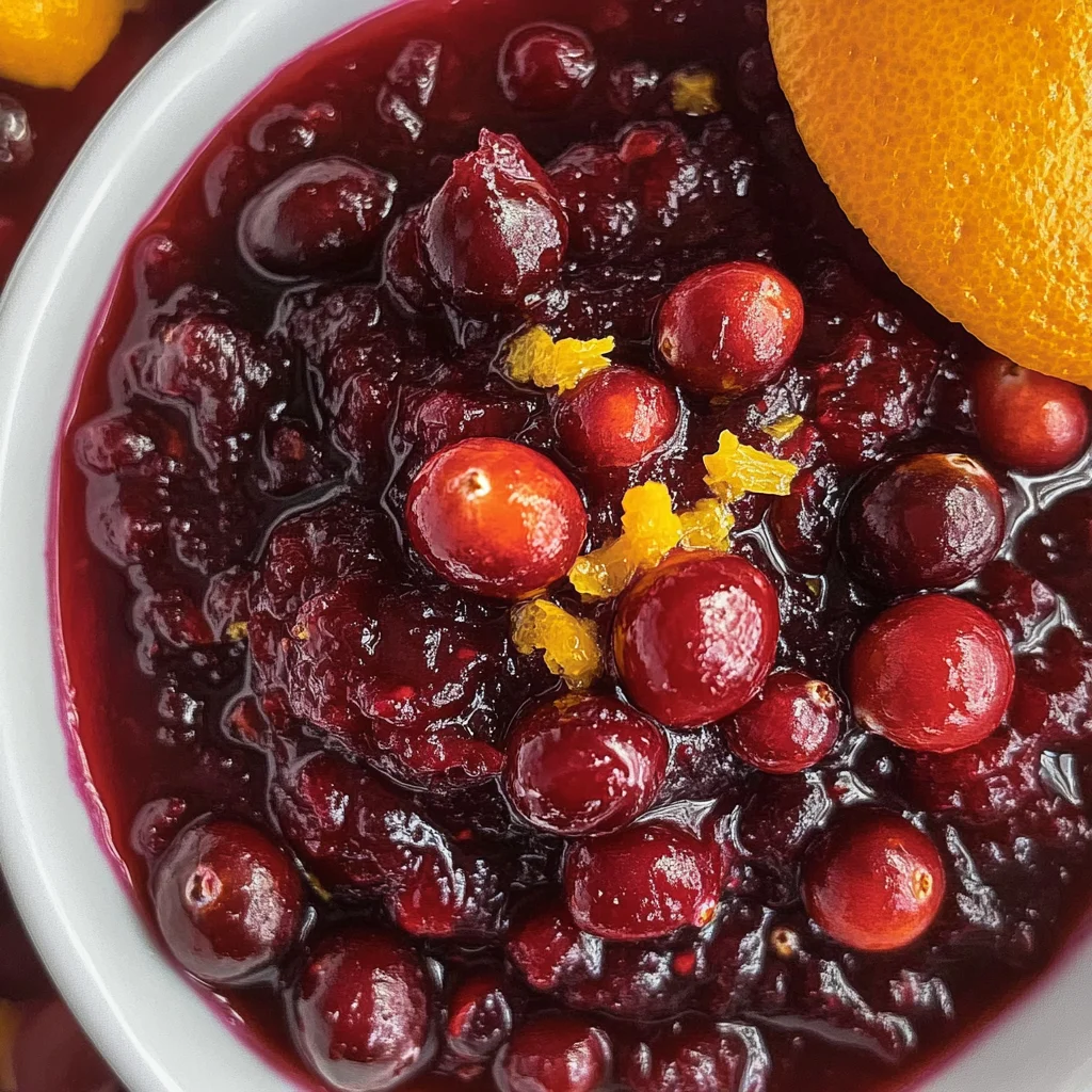 Easy Homemade Fresh Cranberry Orange Sauce Recipe