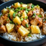 Easy Pineapple Chicken and Rice