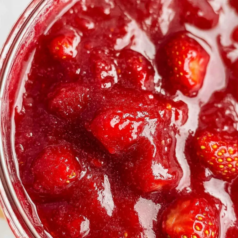 Easy Strawberry Compote