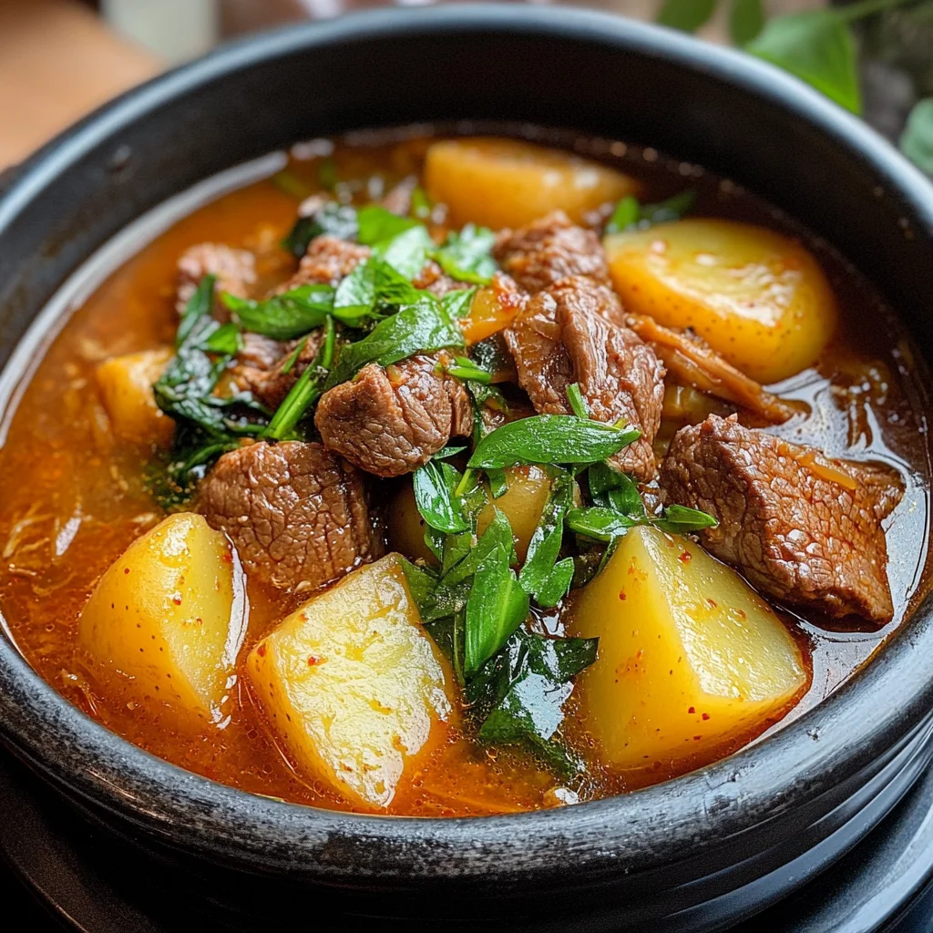 Gamjatang (beef Bone Soup)