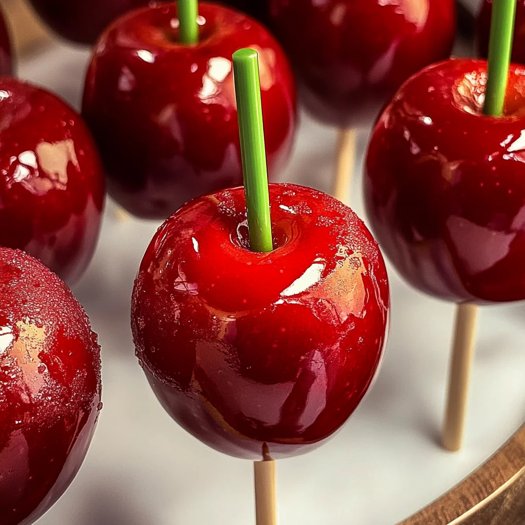 Homemade Toffee Apples (Candy Apples)