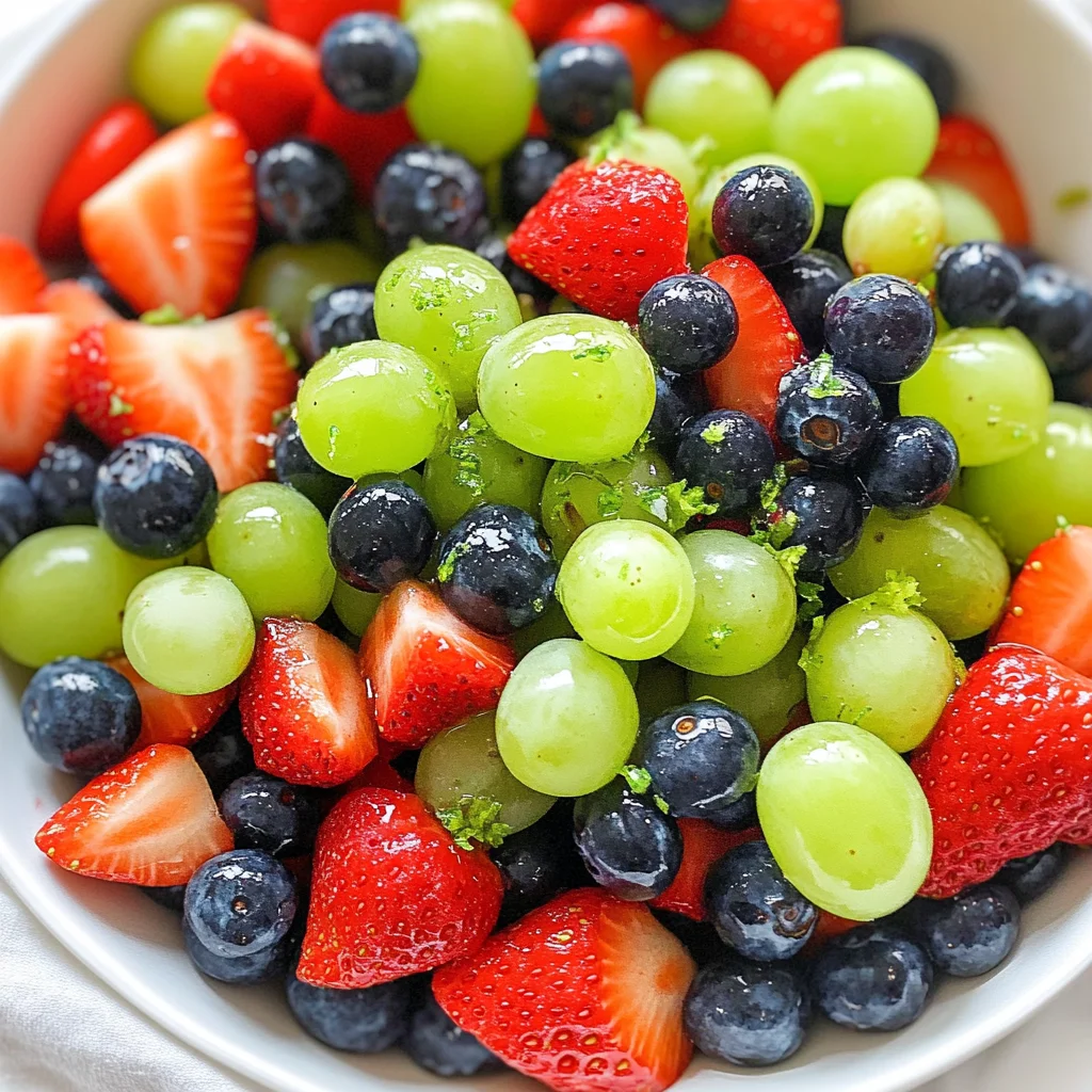 Honey Lime Fruit Salad