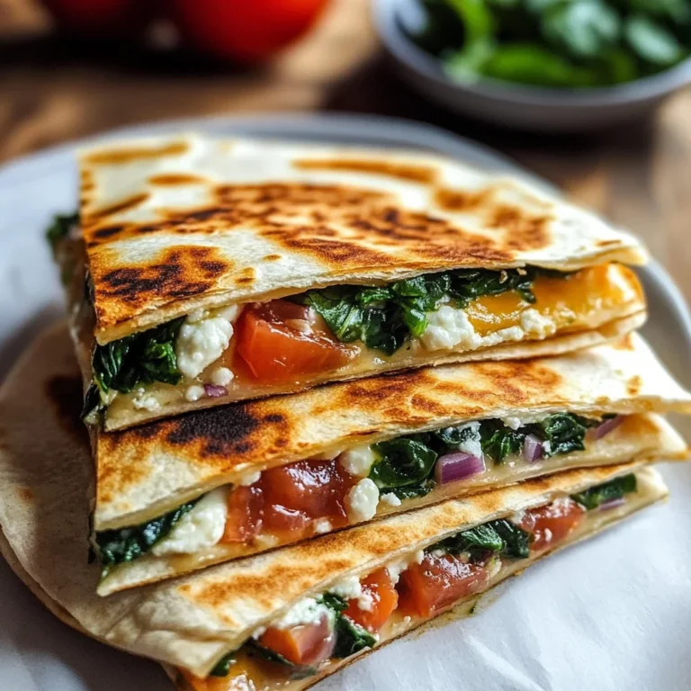 Mediterranean Quesadillas Recipe