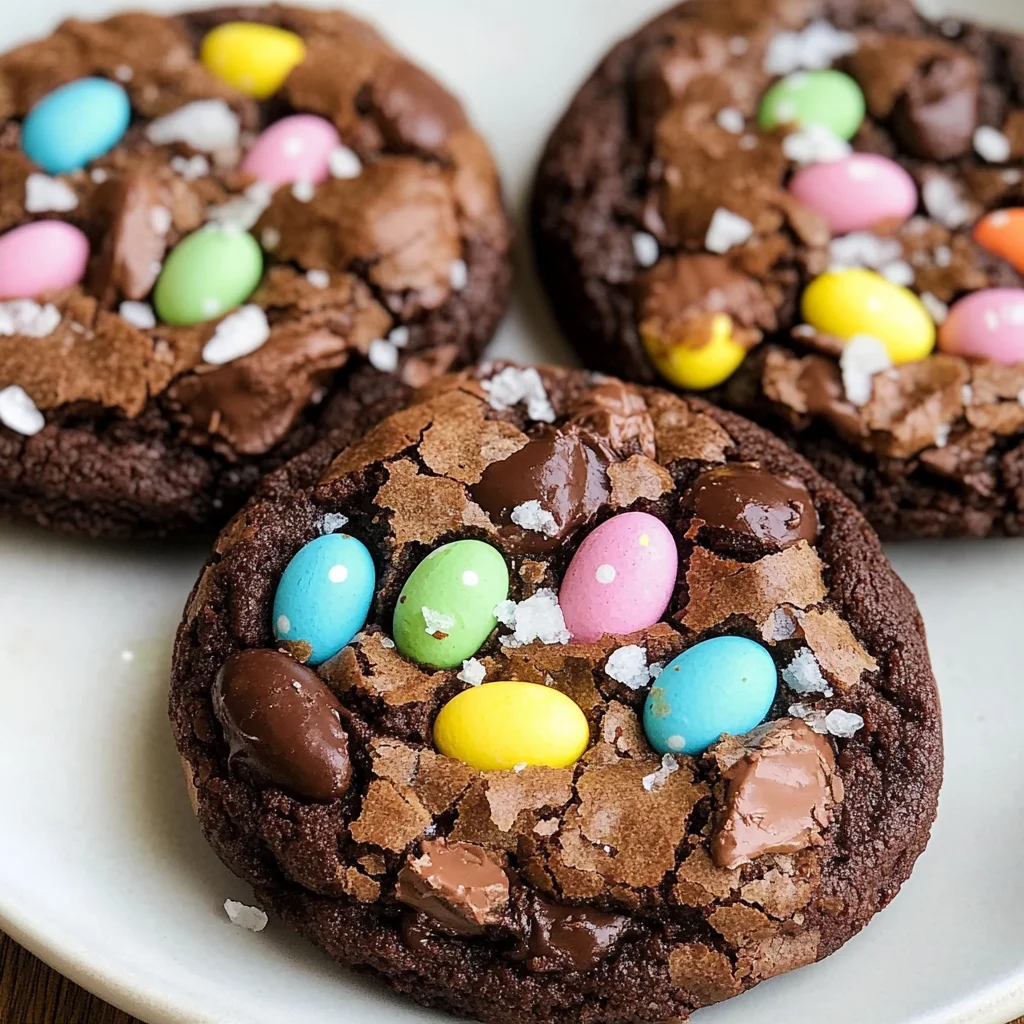 Mini Egg Brownie Cookies