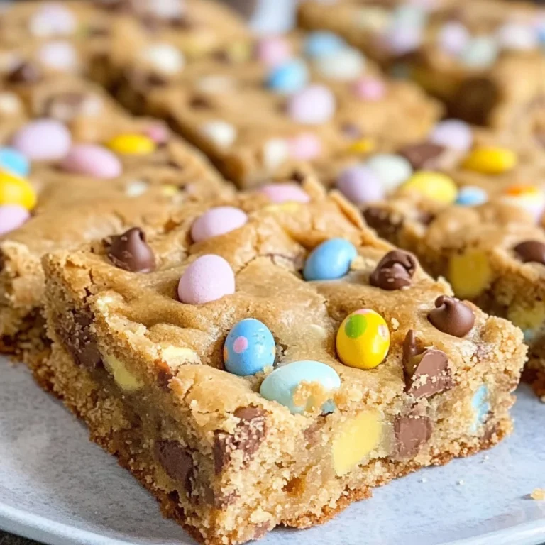 Mini Egg Cookie Bars!