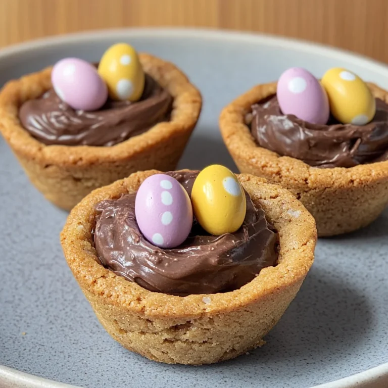 Mini Egg Cookie Cups