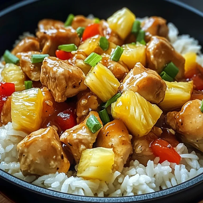 Pineapple Chicken And Rice