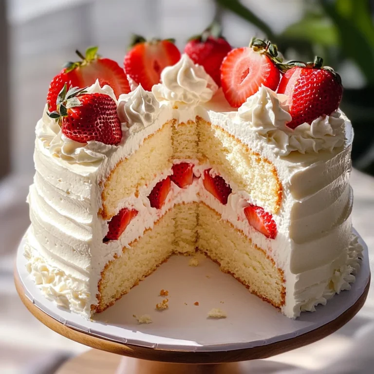 Strawberry Chiffon Cake