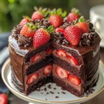 Strawberry Chocolate Cake – A Luscious, Decadent Treat