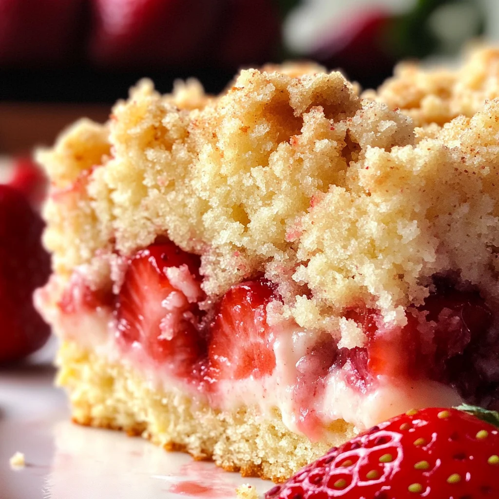Strawberry Crumb Cake