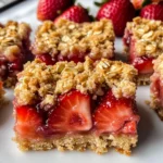 Strawberry Oatmeal Crumble Bars Recipe