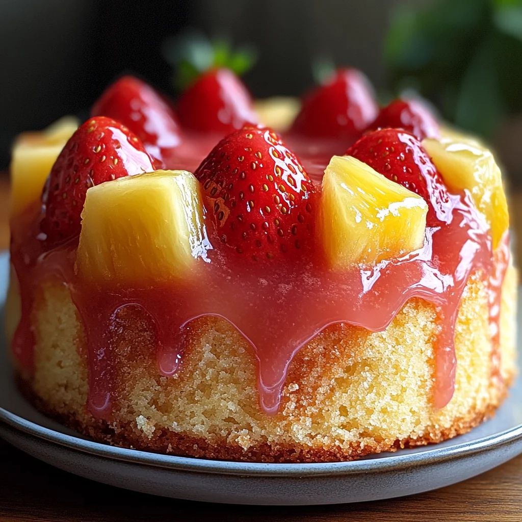 Strawberry Pineapple Pound Cake: A Moist and Fruity Dessert Favorite