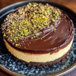 Tahini Dubai Chocolate Cheesecake - theamazingfood