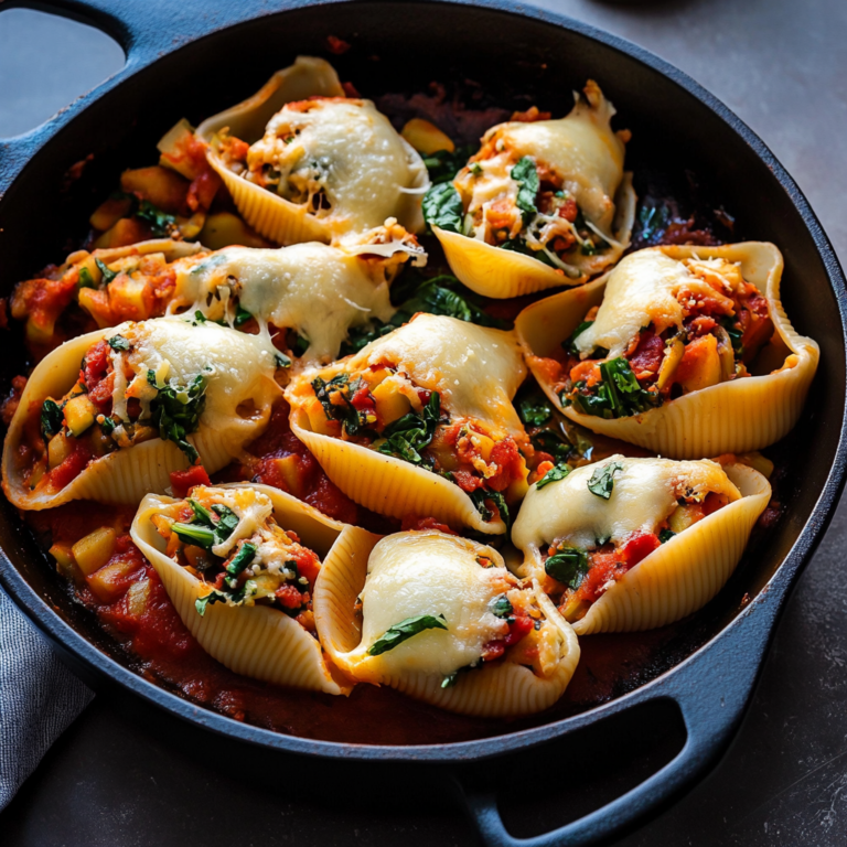 Sunday Veggie Stuffed Shells
