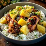 30 Minute Pineapple Chicken with Coconut Rice