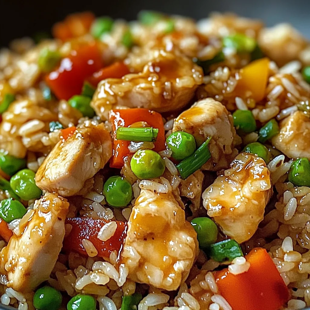 Bang Bang Chicken Fried Rice