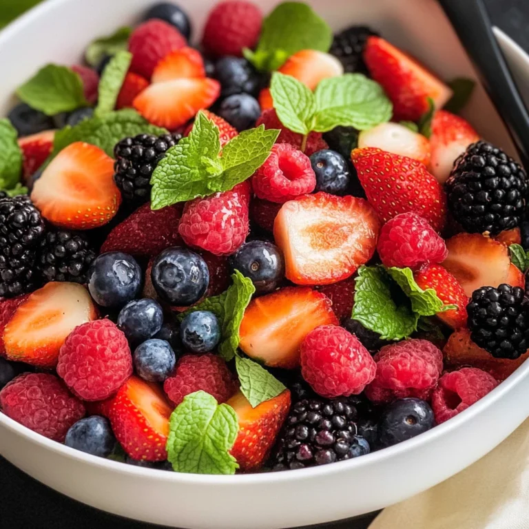 Berry Salad with Mint
