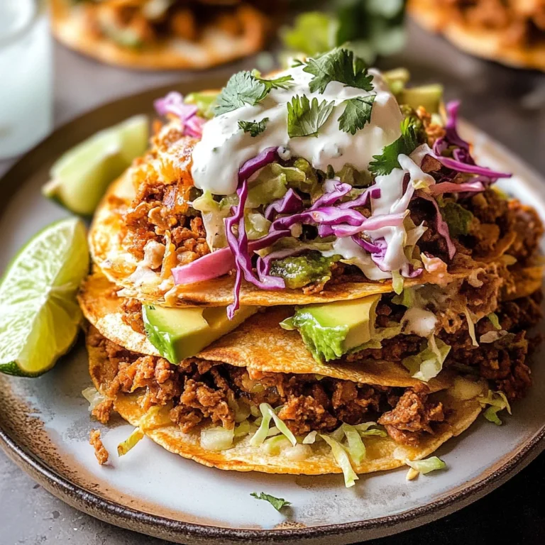 Cool Ranch Chicken Tostadadillas with Honey Lime Crema