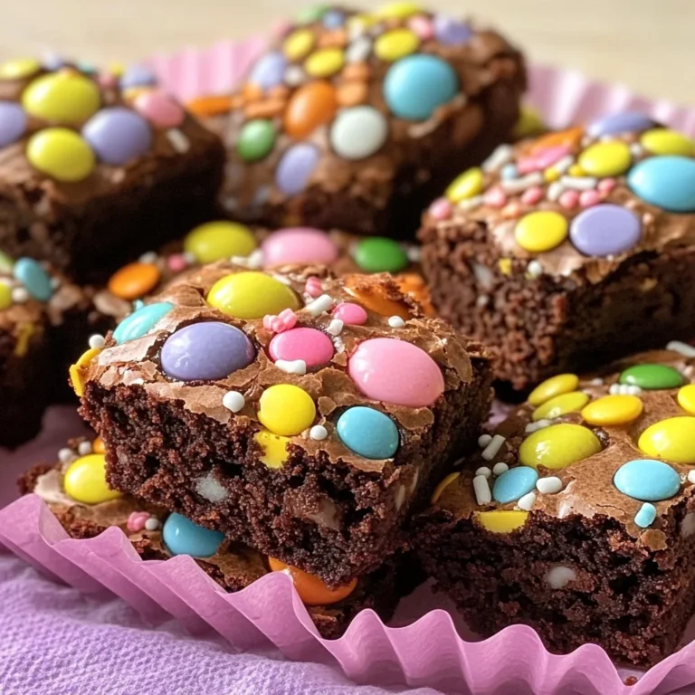Easter Egg Brownies