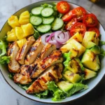 Grilled Pineapple Chicken Salad