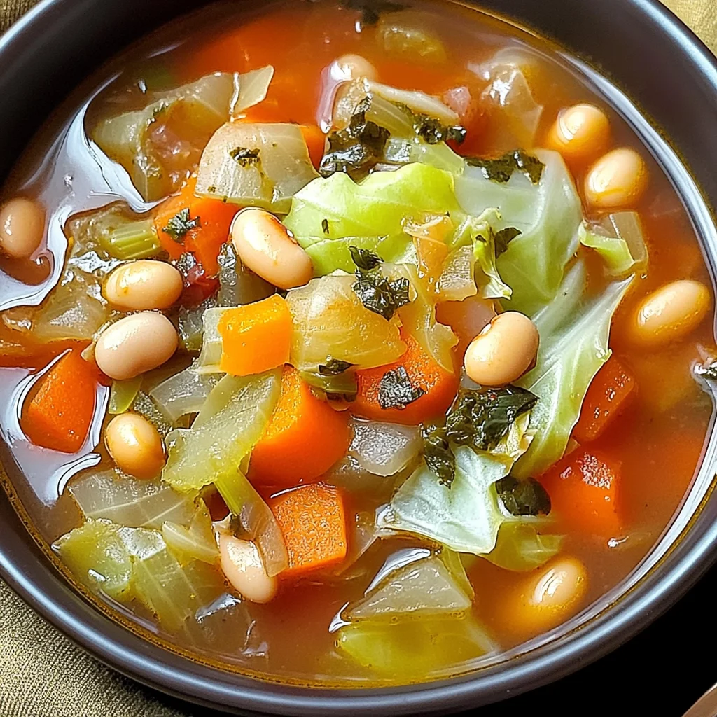 Hearty Cabbage Soup: Comfort in Every Savory Spoonful