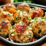Mediterranean Chicken Meatballs