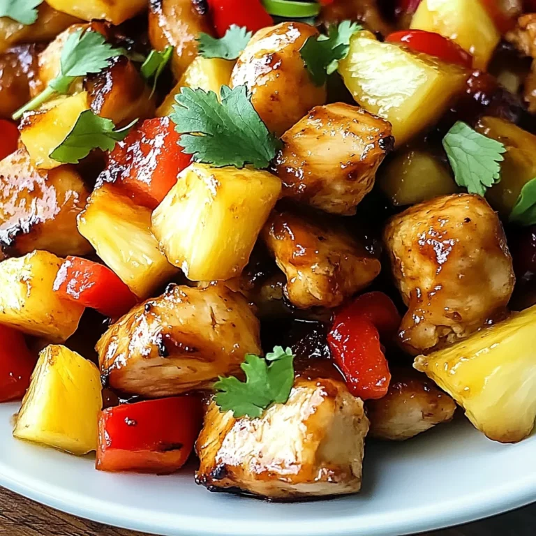 Pineapple Chicken and Rice Recipe -Tropical Dinner Ideas