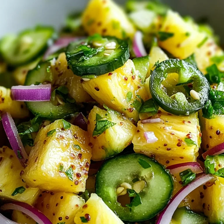 Pineapple Cucumber Salad: The Ultimate Refreshing Side