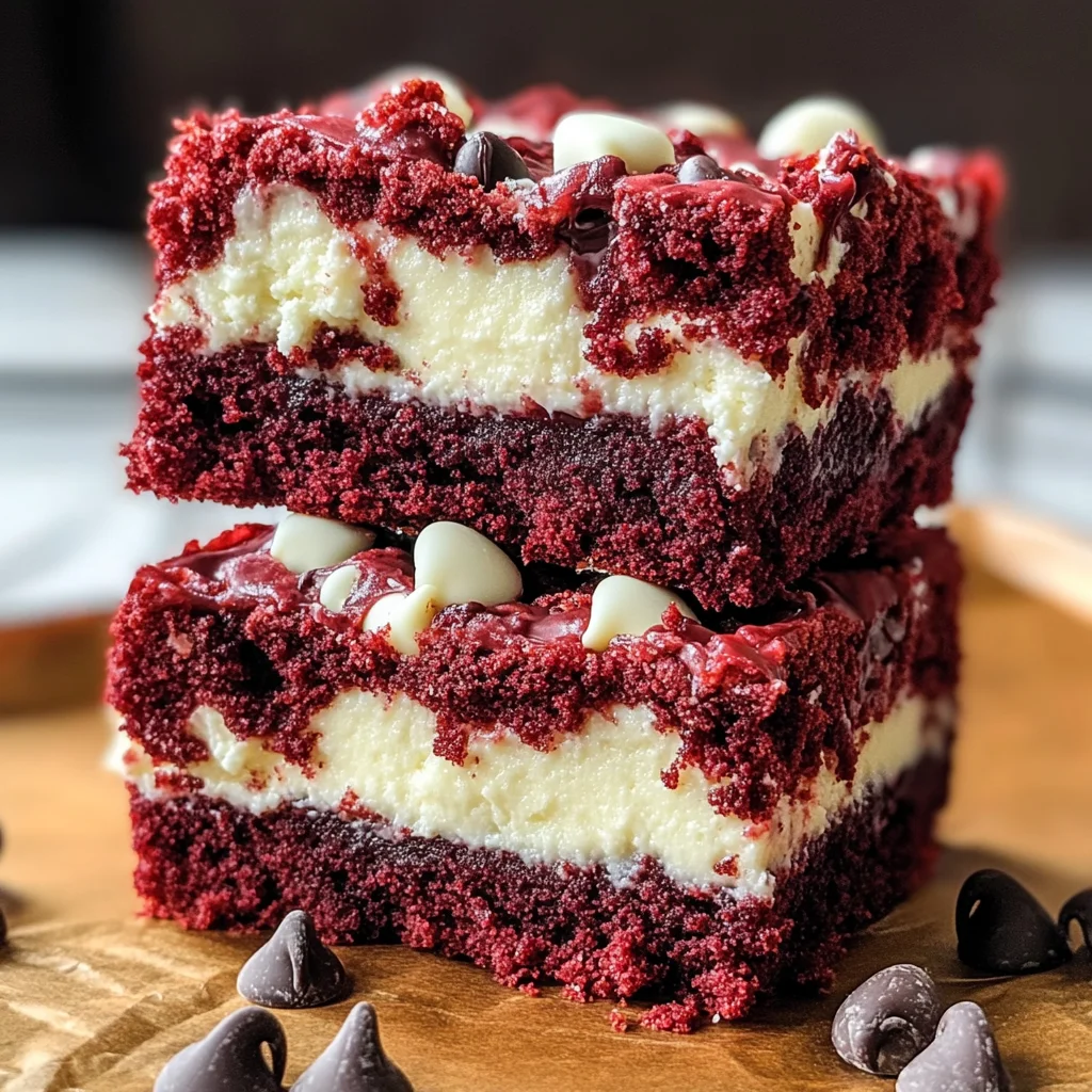 Red Velvet Gooey Bars
