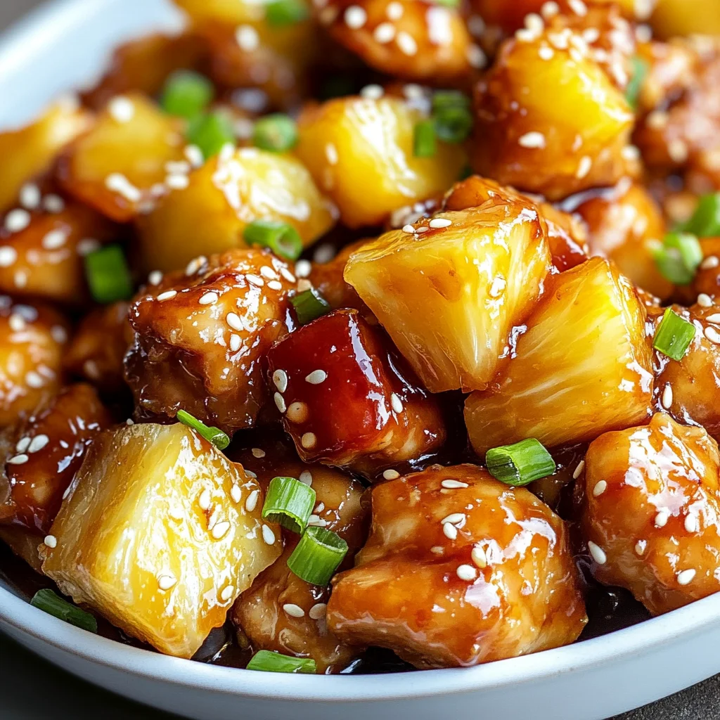 Sweet and Tangy Pineapple Chicken