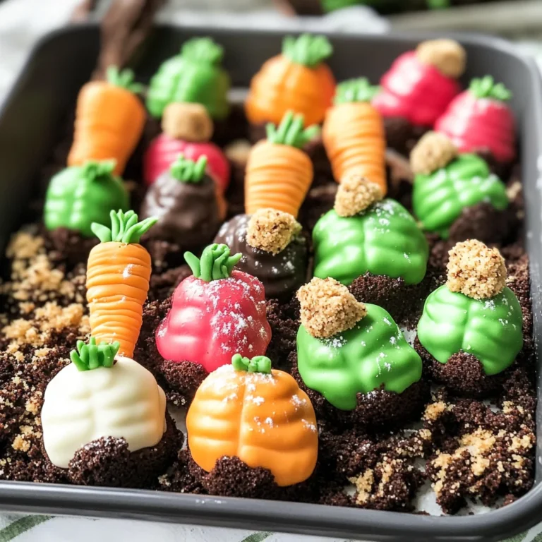Vegetable Garden Mini Cakes