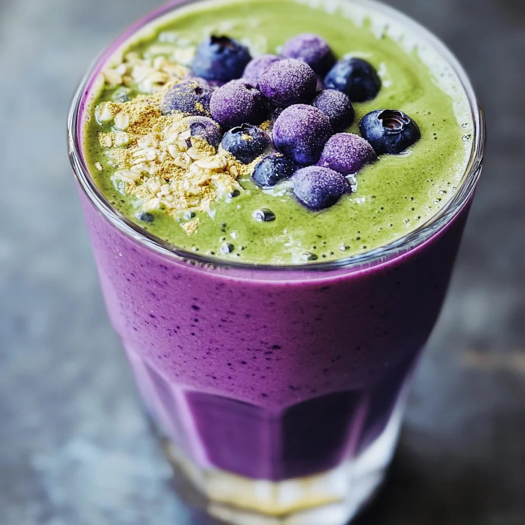 Wild Blueberry Vanilla Matcha Smoothie